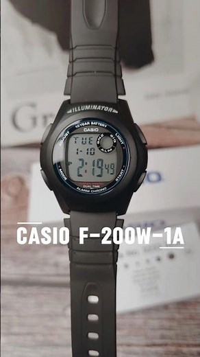 "놀라운 가격에 완벽한 기능! F-200W-1"CASIO 카시오 The BEST Budget Watch You’ll EVER Need (Casio F-200W-1)