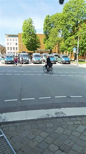 Massive police presence at the March for Life in Munich