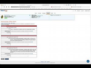 Matrix: Order Entry and Review