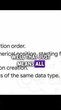 Want to Master Arrays? Watch This Now