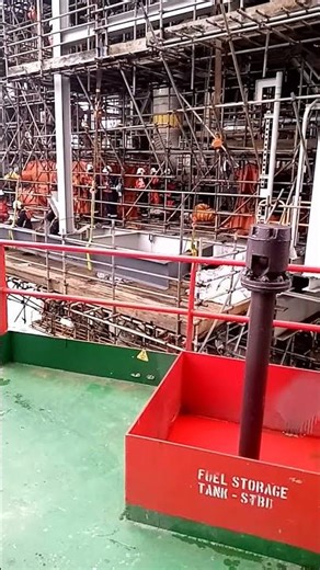 Deck extension for acceptor module. #work #construction #scaffold