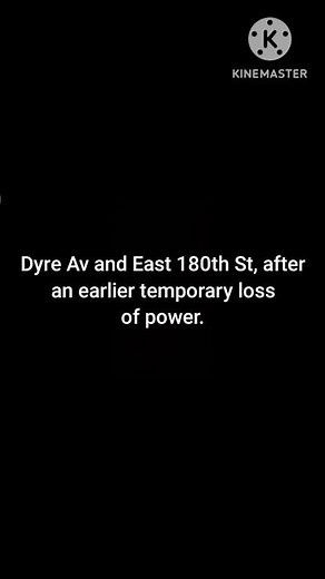 MTA station announcement: 5 trains delayed loss of power