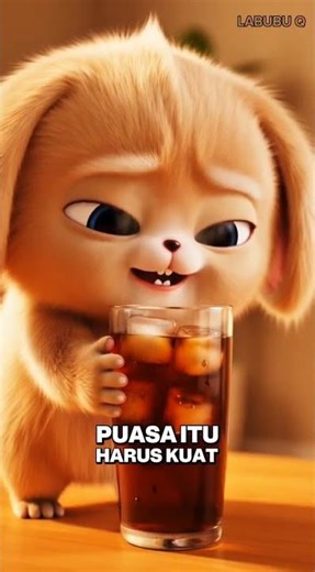 LABUBU hampir BATAL PUASA😰 #ceritaramadhan