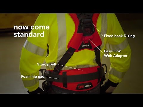 Safety & comfort without compromise - 3M™ Protecta® Full-Body Harnesses. #safety #harness #3m
