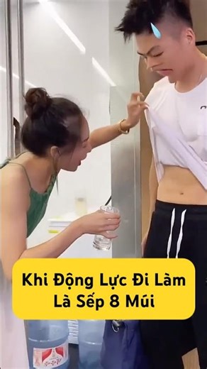 Khi Động Lực Đi Làm Là Sếp 8 Múi 😂😱💥 #shorts #mattomohon
