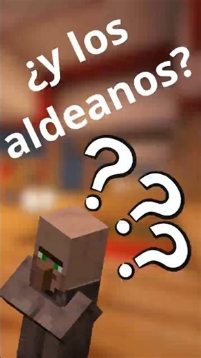 y los aldeanos?.... #minecraft #diosesmc
