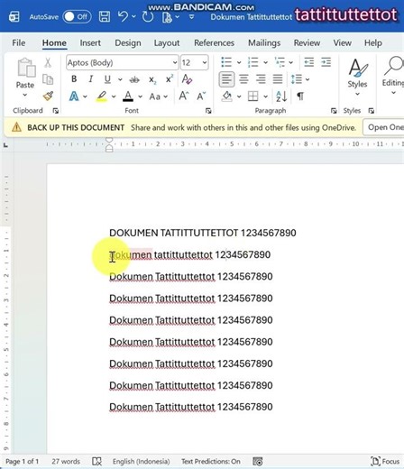 Teks Capital Ordinal otomatis Microsoft Office #excel #word #microsoft #office