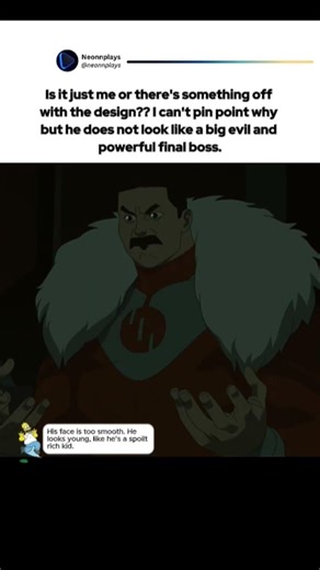 there's something off with the design? he doesn't even look like an evil boss #thragg #invincible