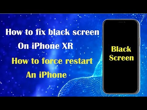 How to fix a black screen on iPhone XR- How to Force Restart an iPhone