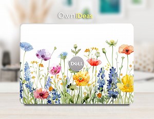 Floral Dell Laptop Sticker: Colorful Flower Design Vinyl Decal - Etsy