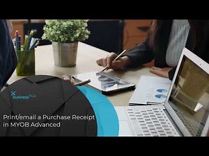 Learn MYOB Acumatica Purchases: Print or email a Purchase Receipt. Lesson 13