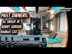 Full Tour of My 1996 Newell Coach With EPIC Racing History! (Full Time RVer)