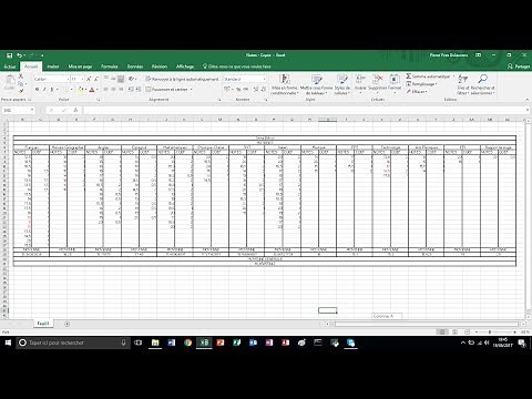 Comment faire son relevé de notes sur Excel avec calcul de la moyenne avec les coefficients