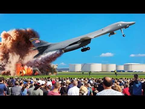 Middle East on HIGH ALERT as US B-1 Lancer Bomber Takes Off in Dramatic Fashion