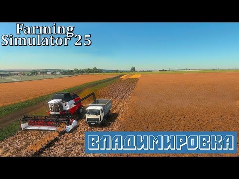 Farming Simulator 25. Карта "Большая Владимировка". Mud System Physics + мод Red Tape