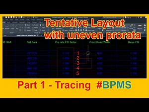 TP Client Tracing 1 of Tentative layout for uneven prorata #mahavastu #tpclient #construction #bpms