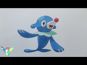 Speed draw Popplio from Pokemon Sun & Moon