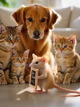 When the Mouse Becomes a Philosopher 🐭🤔💥 #philosophicalmouse #unexpectedwisdom #petreactions