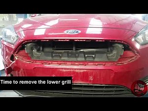 HOW TO REPLACE BOTH FRONT GRILLS ON A FORD FOCUS 2014-2017 (mk 3)