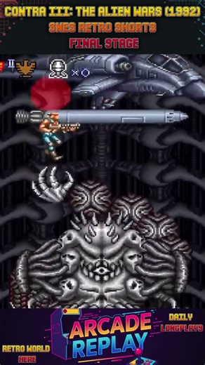 🎮 Contra III: The Alien Wars (1992) – SNES Retro Shorts | Final Stage 💥👾#retrogaming #snes