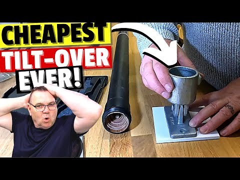 Cheap Tilt-Over Antenna Base - Why Didn't I Think of This?