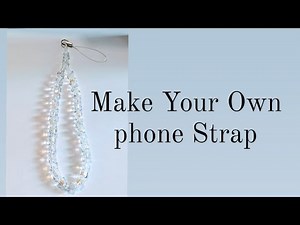 Trendy Phone Charm, DIY Phone Charm / Strap. Tutorial
