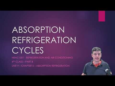 Absorption Refrigeration Cycles - Part 1 - Ammonia Refrigeration Cycle