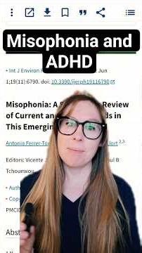 Misophonia and ADHD