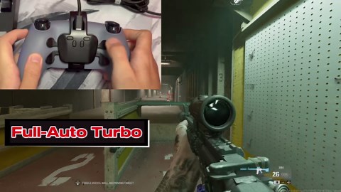 IWGAME Back Paddles with Microphone for PS-5 Controller, Plug and Play with 4 Back Programable Buttons, Support Turbo/Remap/Key Swap Features, Compatible with PS-5 Console/PC/MAC