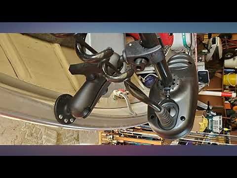 RAM Mount Trolling Motor Stabilizer w//Tough-Claw review