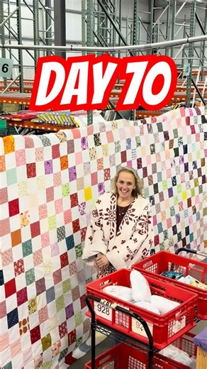 Day 70 Quilt Reveal | On the Road to 1,000,000 Quilters Strong On YouTube
