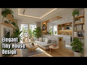 Minimalist & Elegant Tiny House Design | Space-Saving Furniture + Modern Small House Interiors.