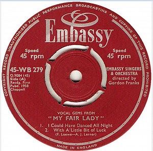 The Embassy Singers And Orchestra - My Fair Lady