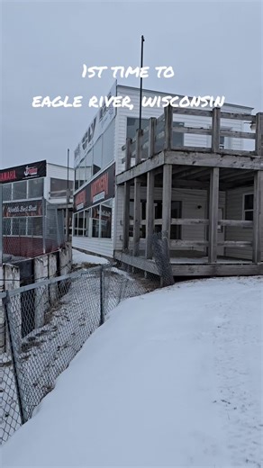 Vintage Snowmobile Ice Oval Racing in Eagle River
