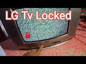 LG Tv Locked | Open LG Tv Lock | Child Lock Open |
