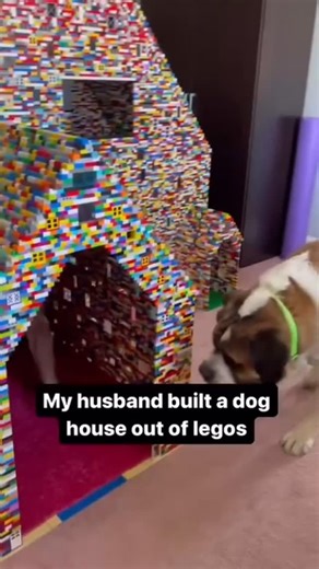 JustAnother PetShop | When your dog gets a house that’s both bark-proof and brick-proof! 🐾🏠✨ Built with love… and a whole lot of LEGOs. #LegoDogHouse... | Instagram