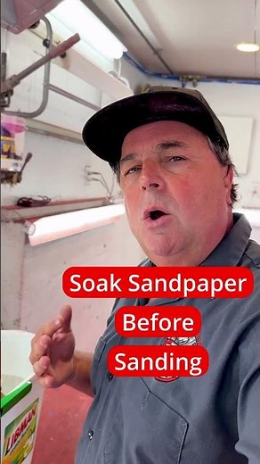 Always Soak Sandpaper Before Sanding | Pro Tip for a Smooth Finish