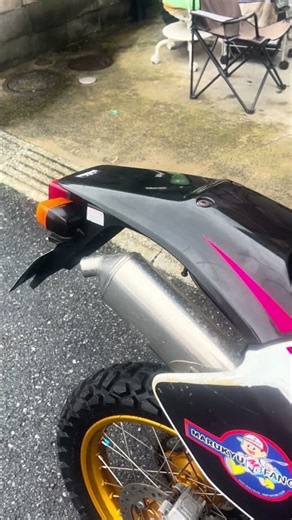 HONDA crm250ar 始動動画