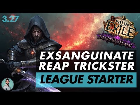 PoE 3.27 | Exsanguinate Reap Trickster | Mein League Starter Build