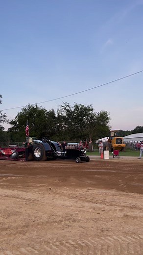 Listen to the growl of an Allison Aircraft Engine powered modified tractor!! #tractorpulling #horsepower #modifiedtractor #power #tractorpull #noise #motorsport #allisonaircraft #aircraftengine | Thurston Pulling Photos