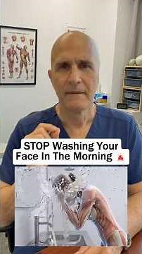 STOP Washing Your Face In The Morning 🚨 #health #healthy #healthtips #usa #usa