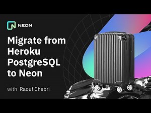Import data from Heroku PostgreSQL to Neon in 3min