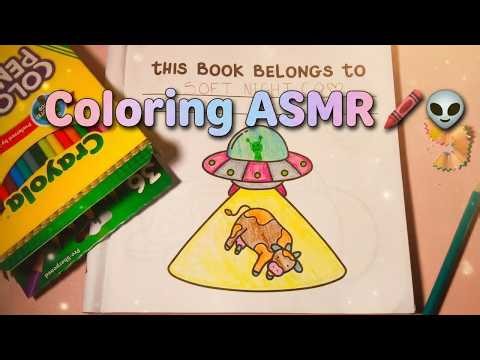✨ Coloring ASMR | Stress Relieving Coloring Book & Colored Pencil Sounds