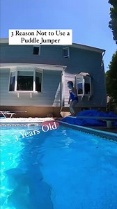 Let's Rethink the Puddle Jumper! D #learntoswim #teachthemyoung #swimlessons #nj #3yearsold #deepend #amazing #reelsvideo | Michael Godleski