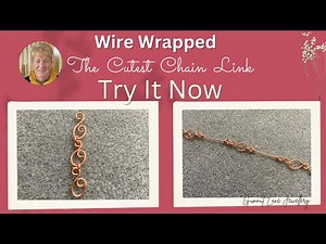 How To Make: Wire Wrapped Cute Baby Swan Wire Wrapped Chain Link –( Easy DIY Tutorial!")