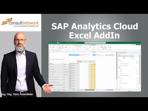 SAP Analytics Cloud Excel Addin