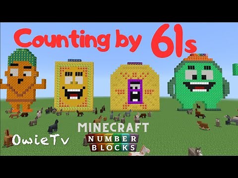 Counting by 61s Song Numberblocks Minecraft | Skip Counting by 61 | Math and Number Song for Kids