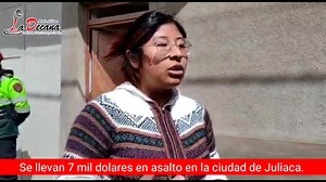 195K views · 1.1K reactions | ⏩#Juliaca | Más de diez delincuentes armados perpetraron asalto a plena luz del día y se llevan 7 mil dólares.  1300 AM  90.9 F.M ⏩ #NoticiasEnLaDecana | La Decana Radio Juliaca 90.9FM - 1300AM | Facebook