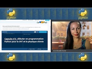 Capsule n°4 : python pour la SNT et la physique chimie. Utilisation de listes (tableaux)