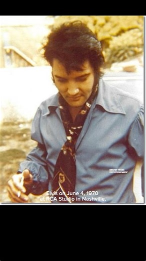 Elvis on June 4, 1970 at RCA Studio in Nashville.